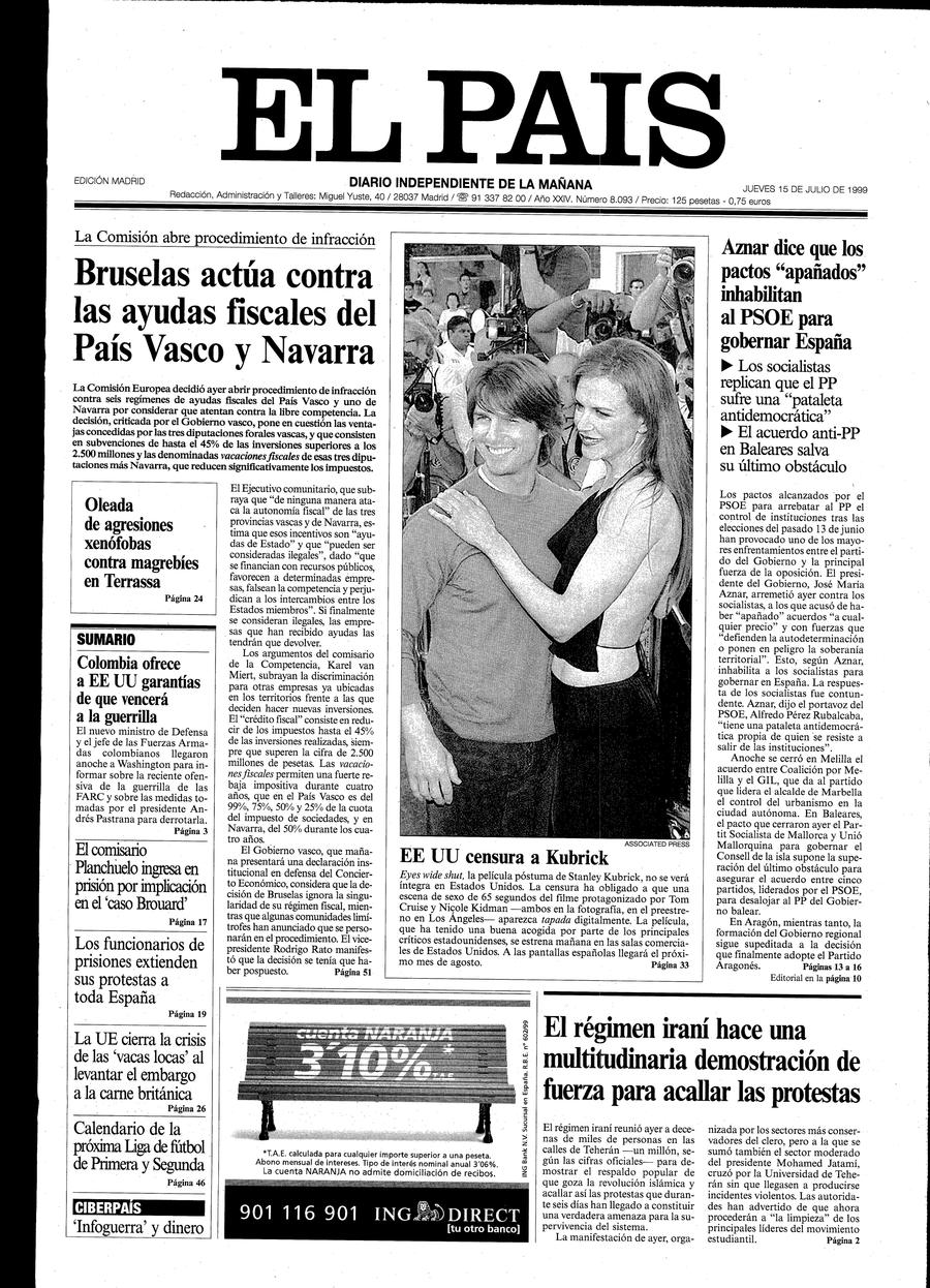 15 de Julio de 1999