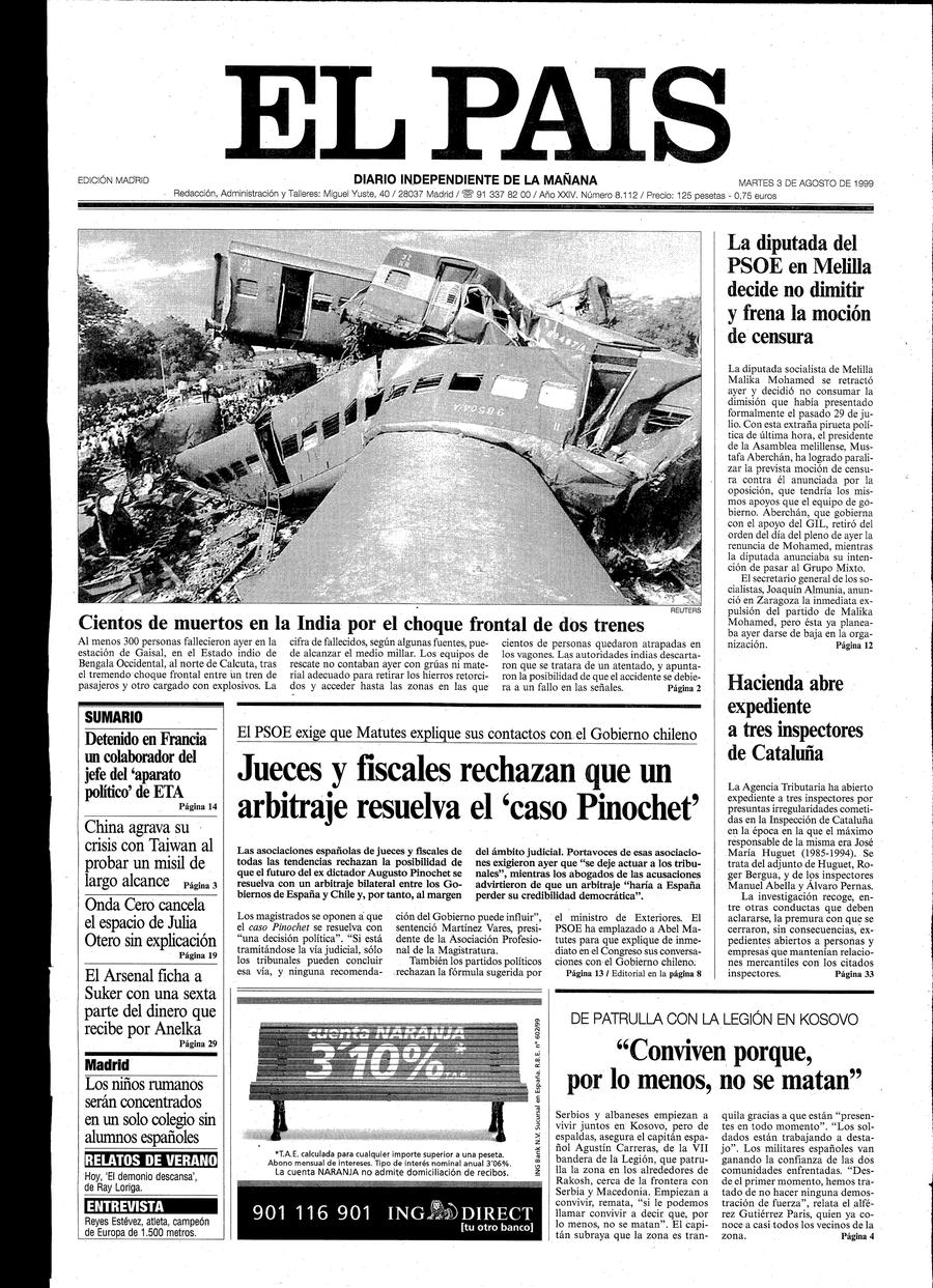 3 de Agosto de 1999