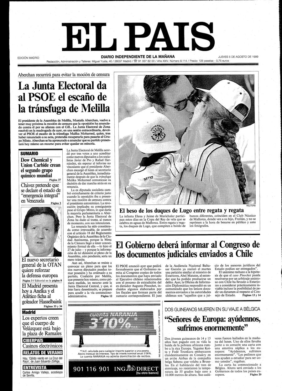 5 de Agosto de 1999