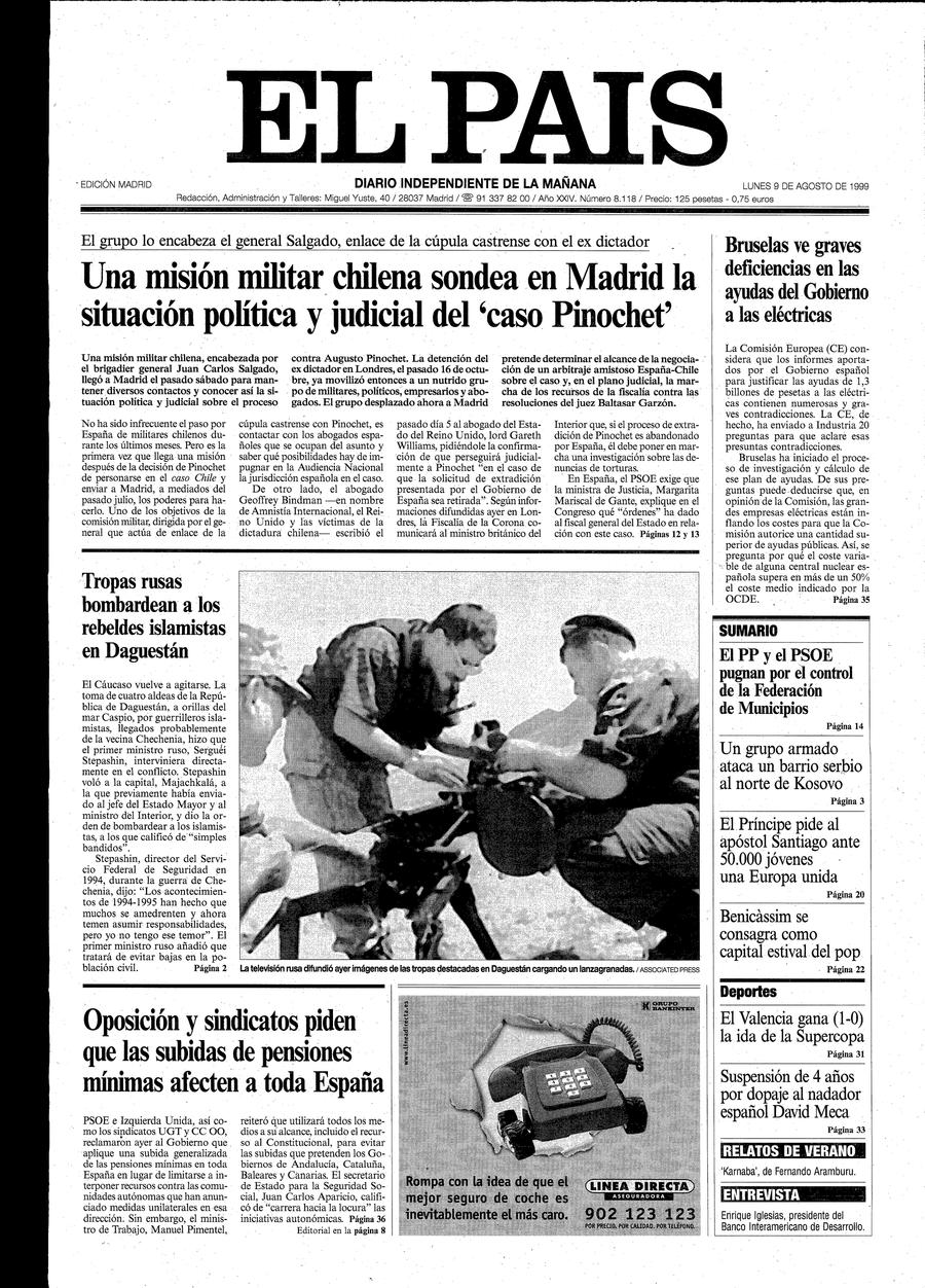 9 de Agosto de 1999