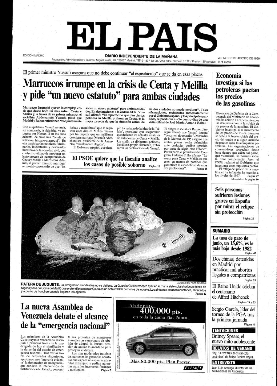 13 de Agosto de 1999