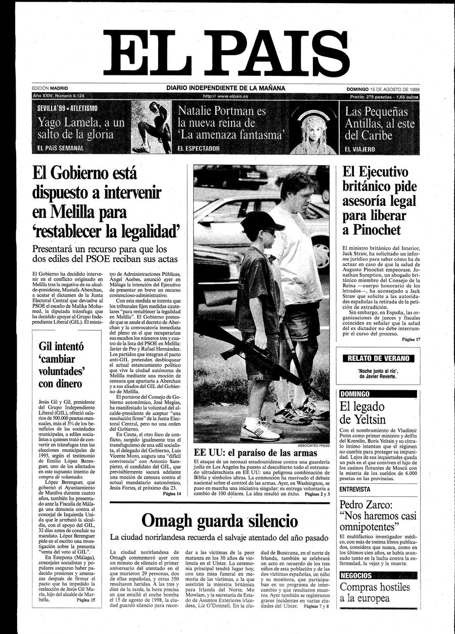 15 de Agosto de 1999