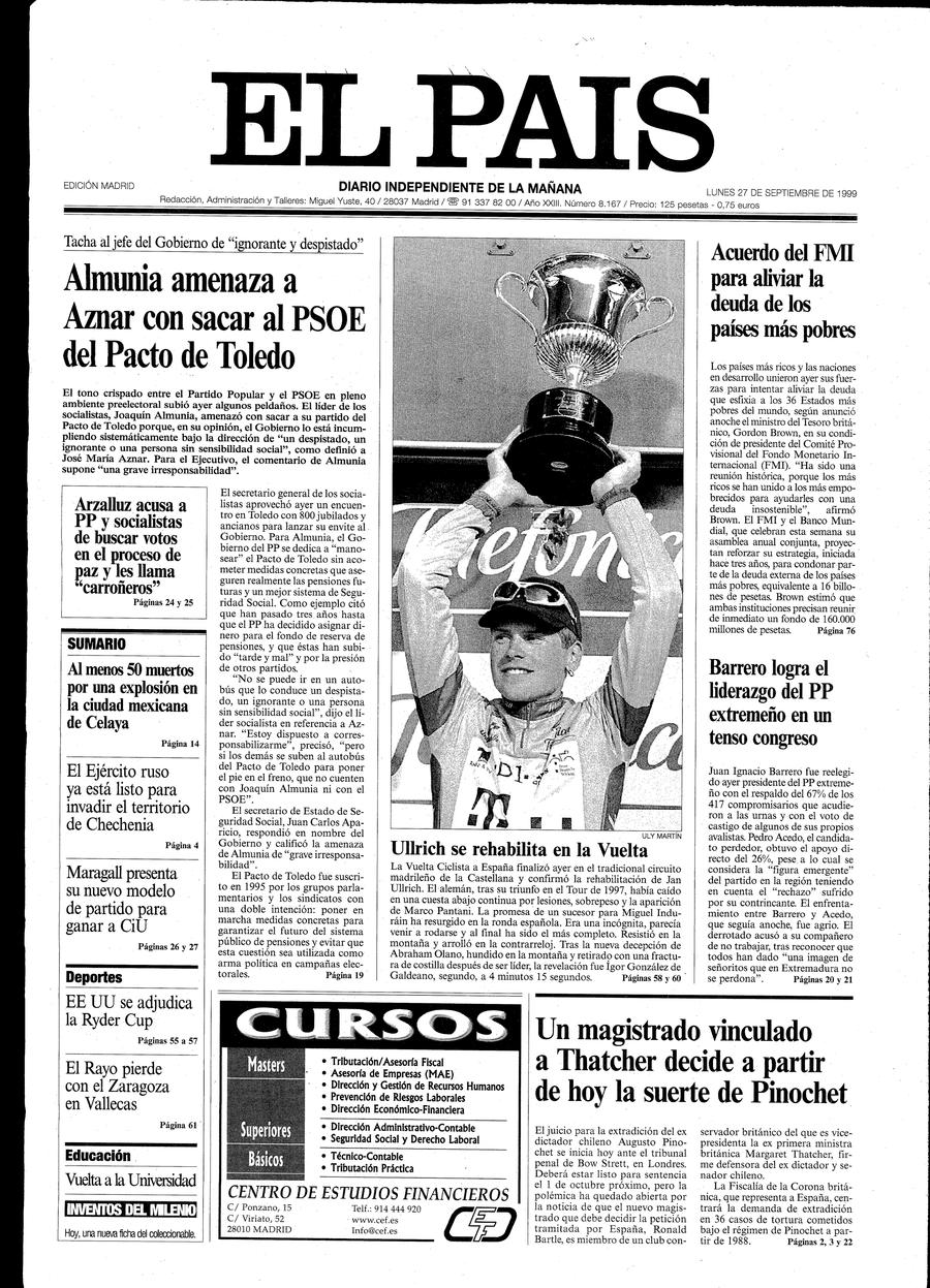 27 de Septiembre de 1999