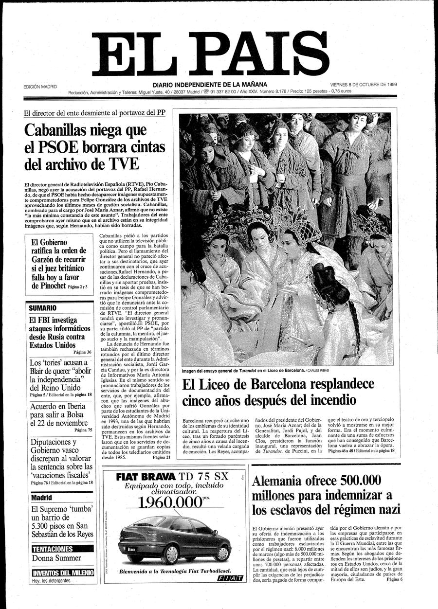 8 de Octubre de 1999