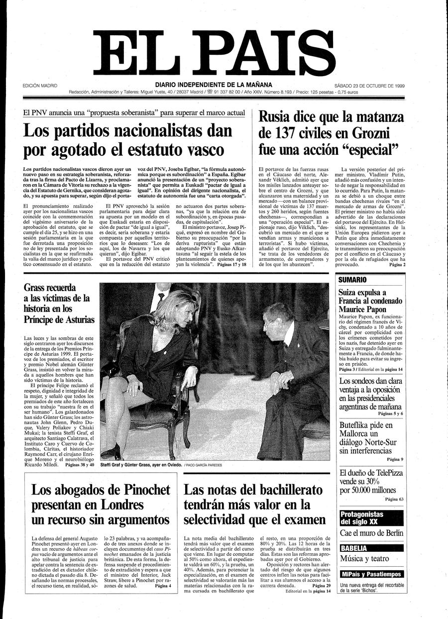 23 de Octubre de 1999