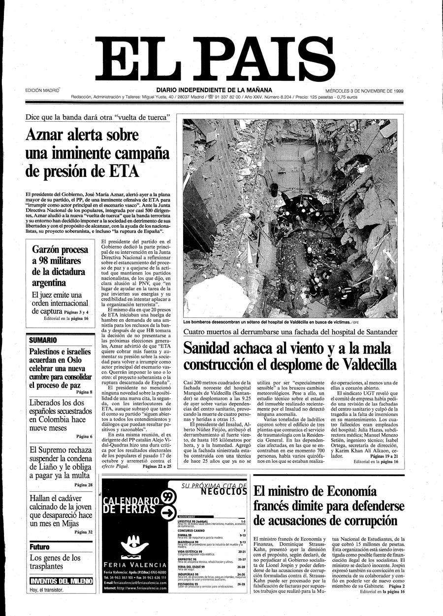 3 de Noviembre de 1999