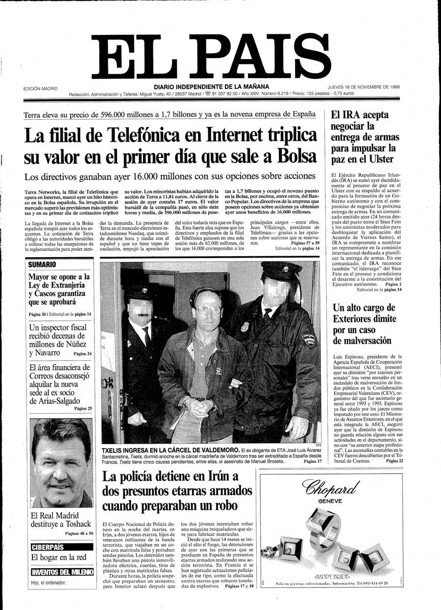 18 de Noviembre de 1999
