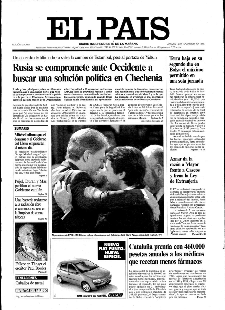 19 de Noviembre de 1999
