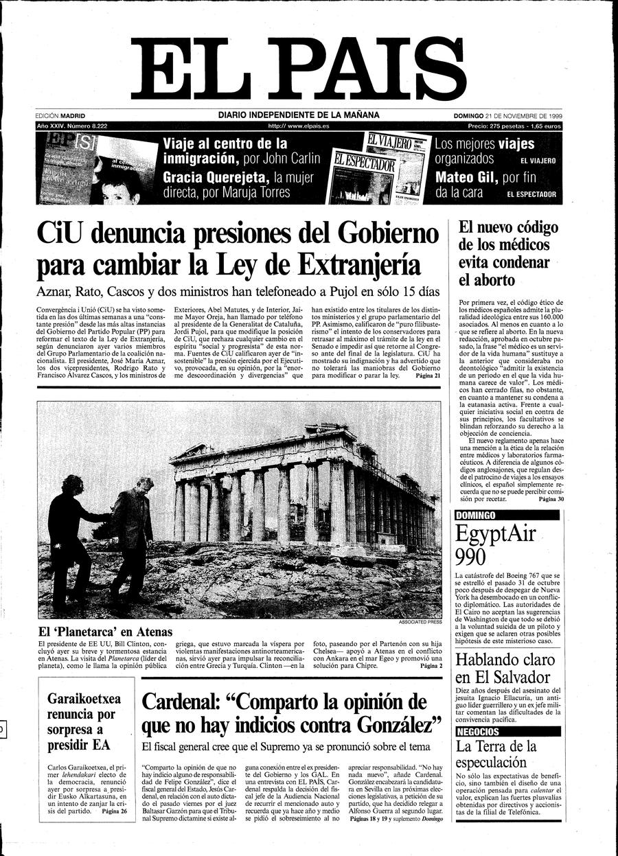21 de Noviembre de 1999
