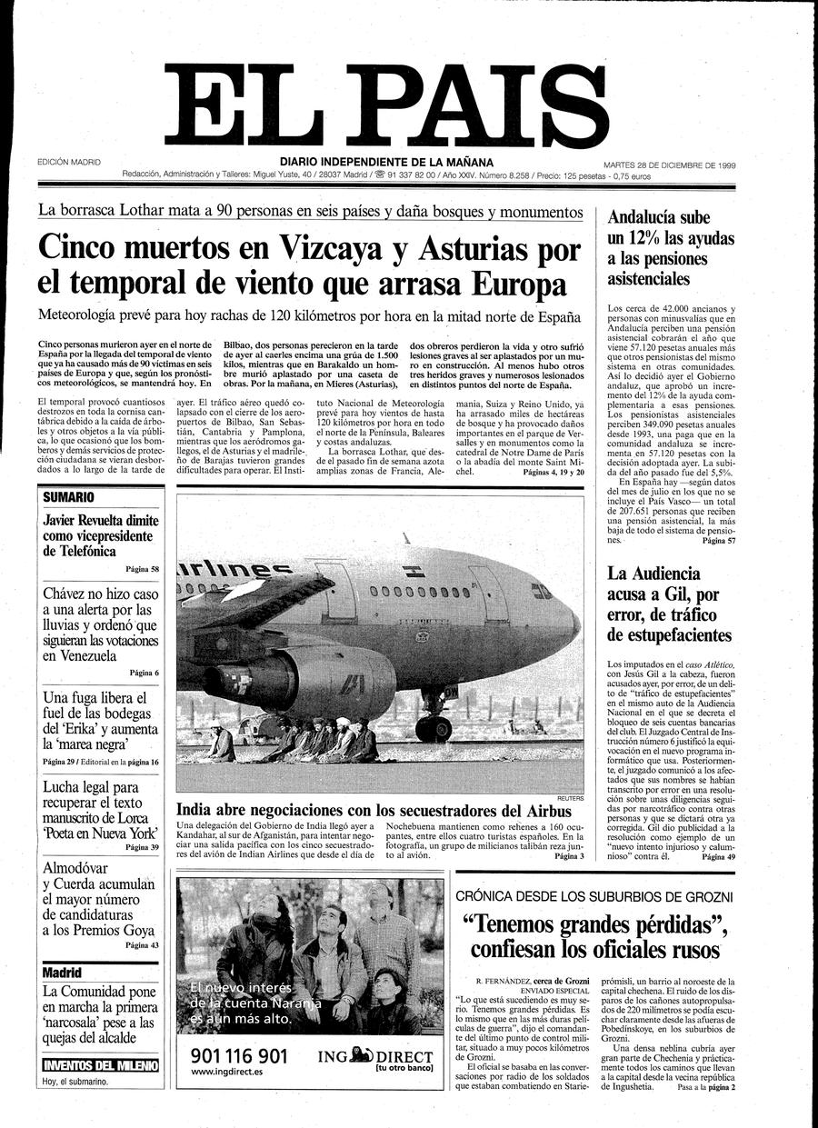 28 de Diciembre de 1999