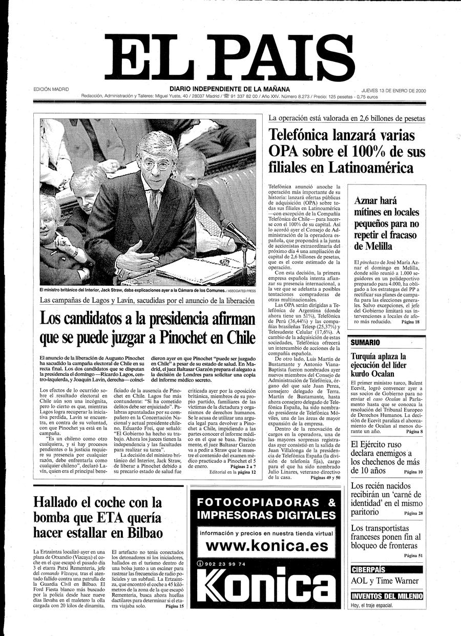 13 enero 2000