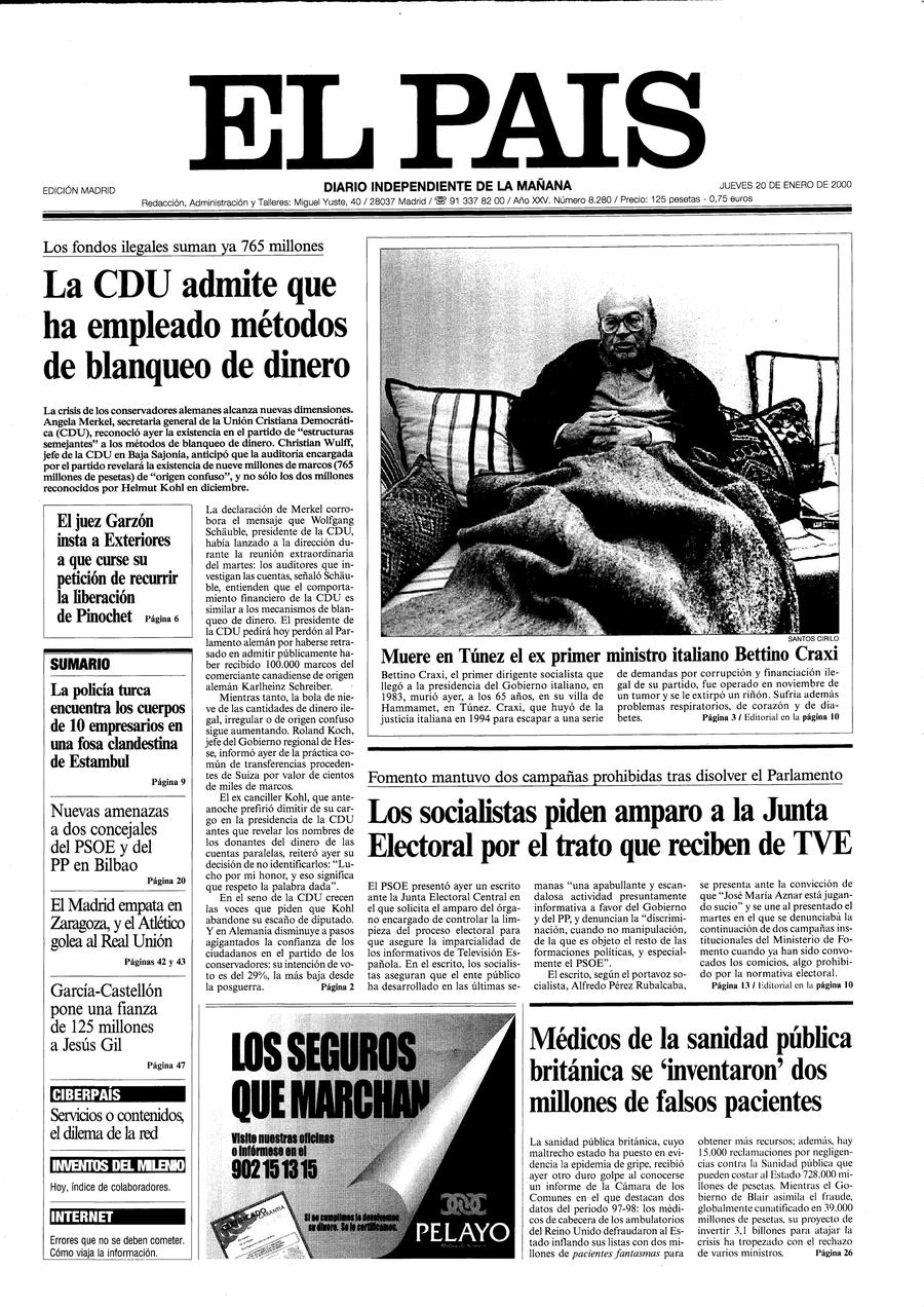 20 enero 2000