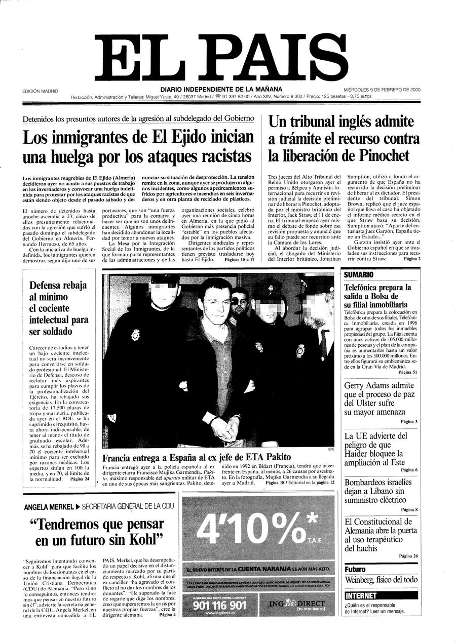 9 febrero 2000