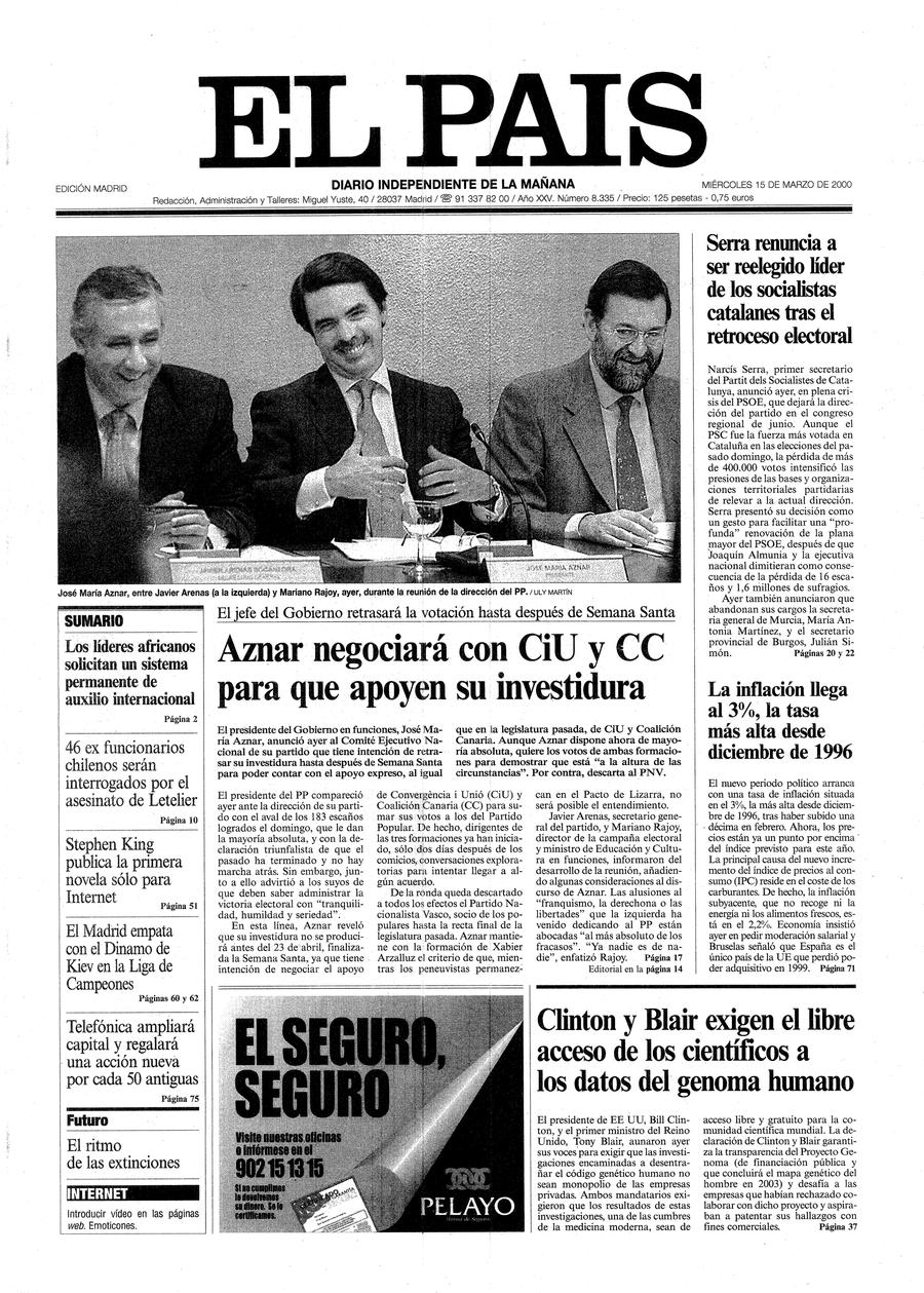 15 de Marzo de 2000