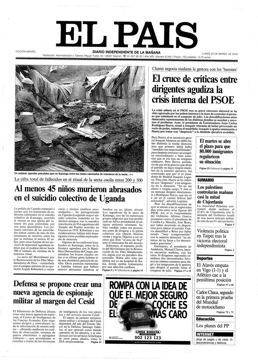 20 de Marzo de 2000