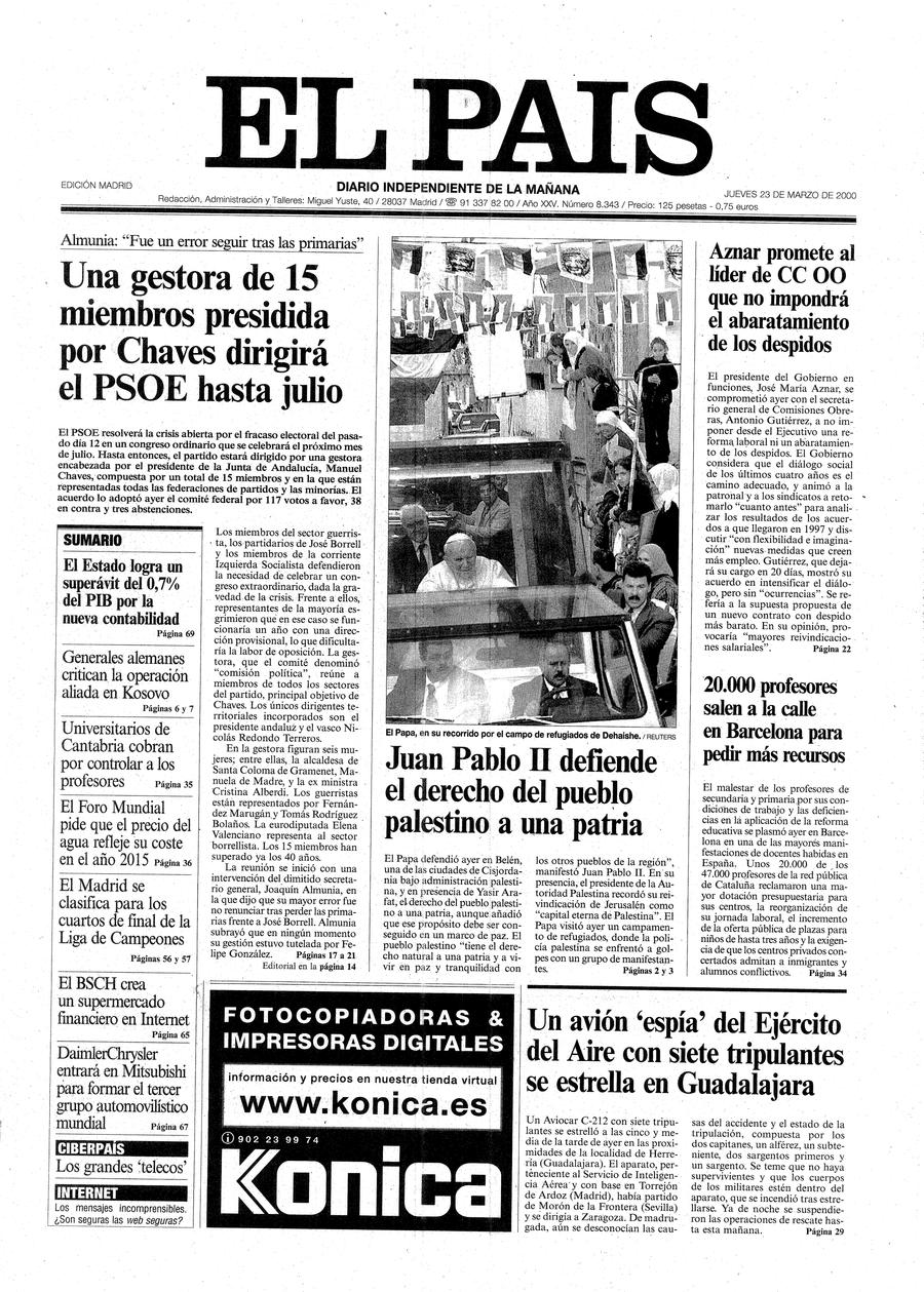 23 de Marzo de 2000