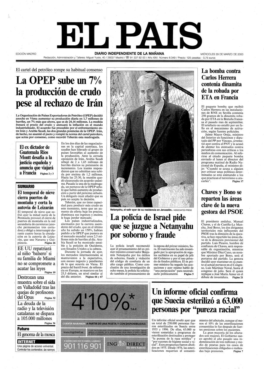 29 de Marzo de 2000