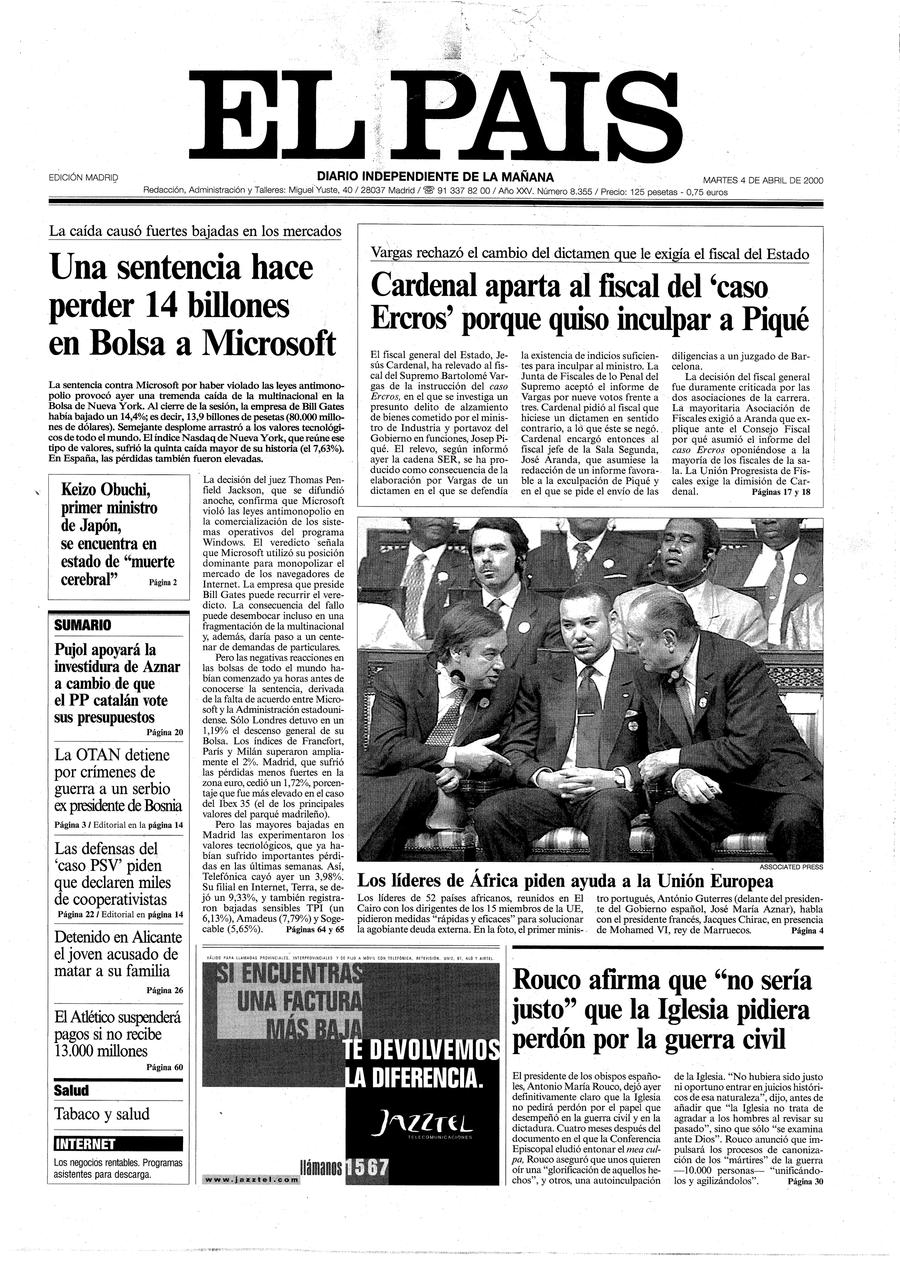 4 de Abril de 2000