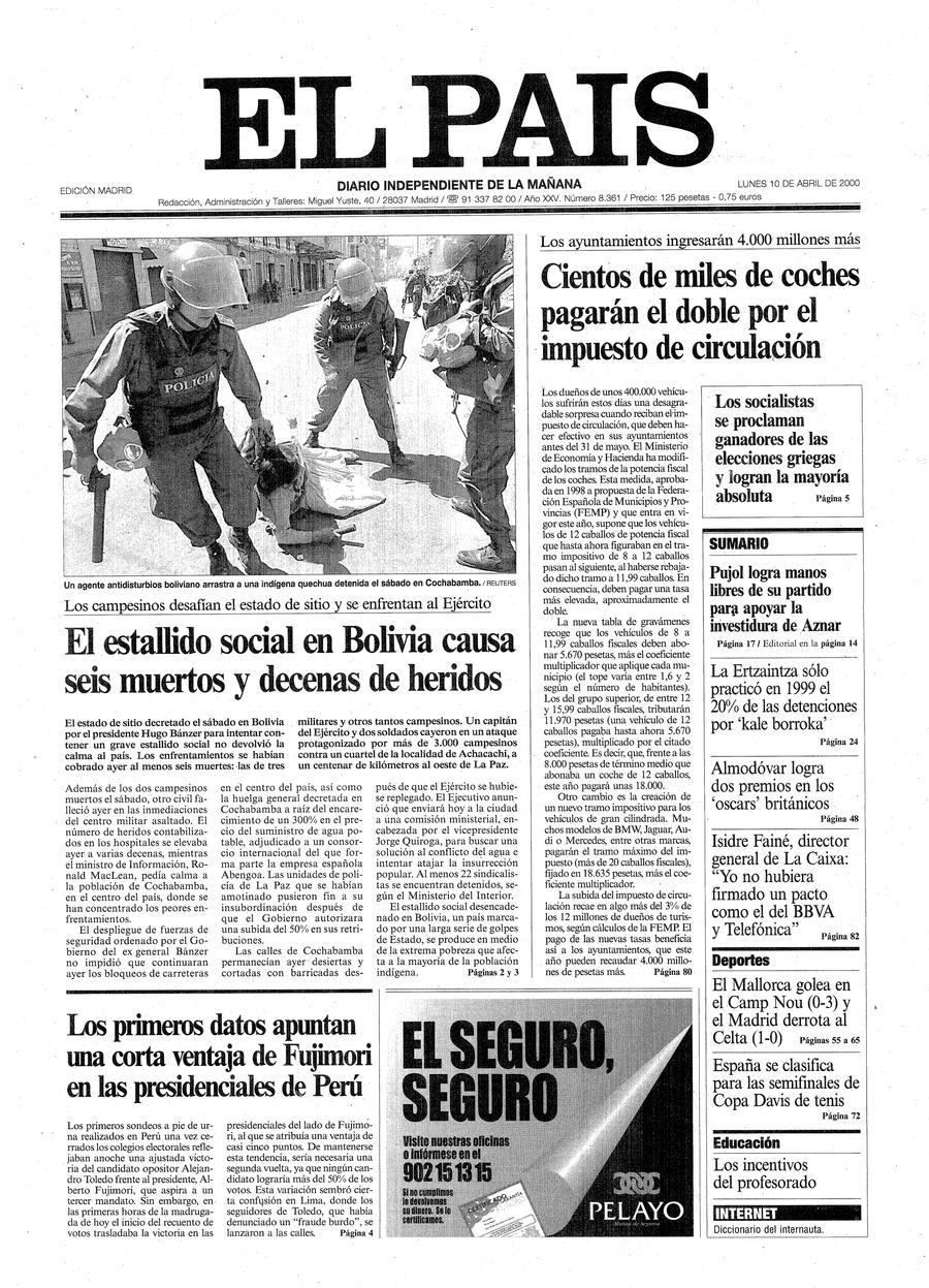 10 de Abril de 2000