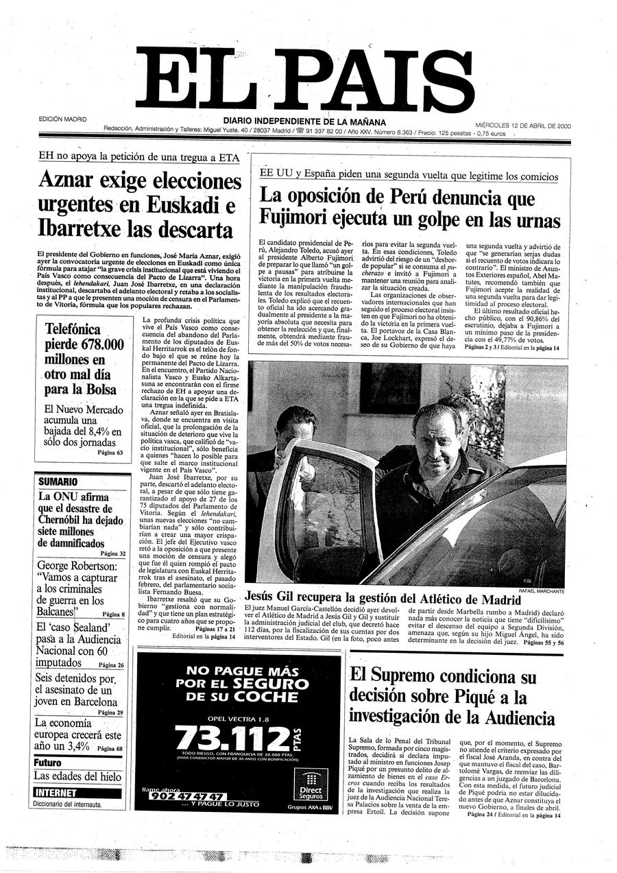 12 de Abril de 2000