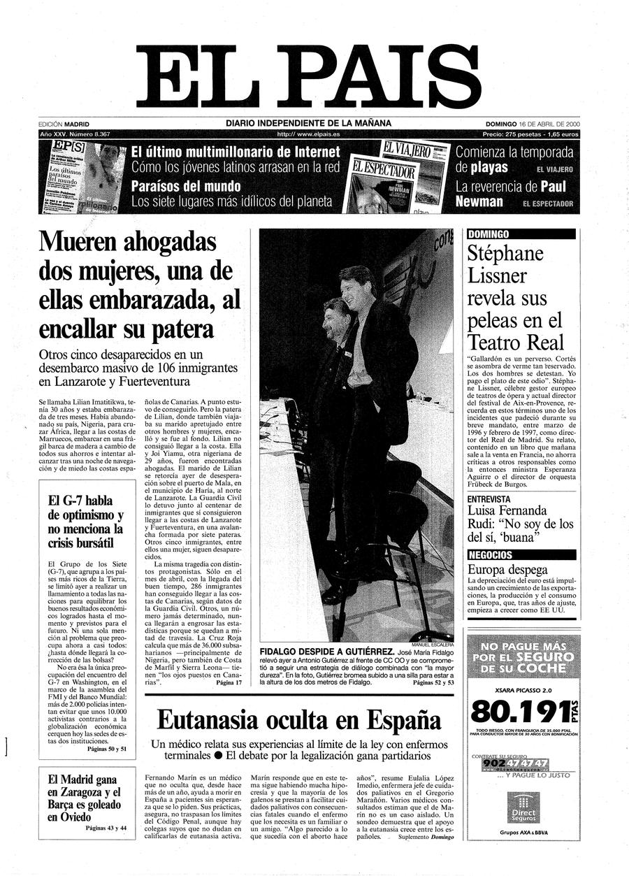 16 de Abril de 2000