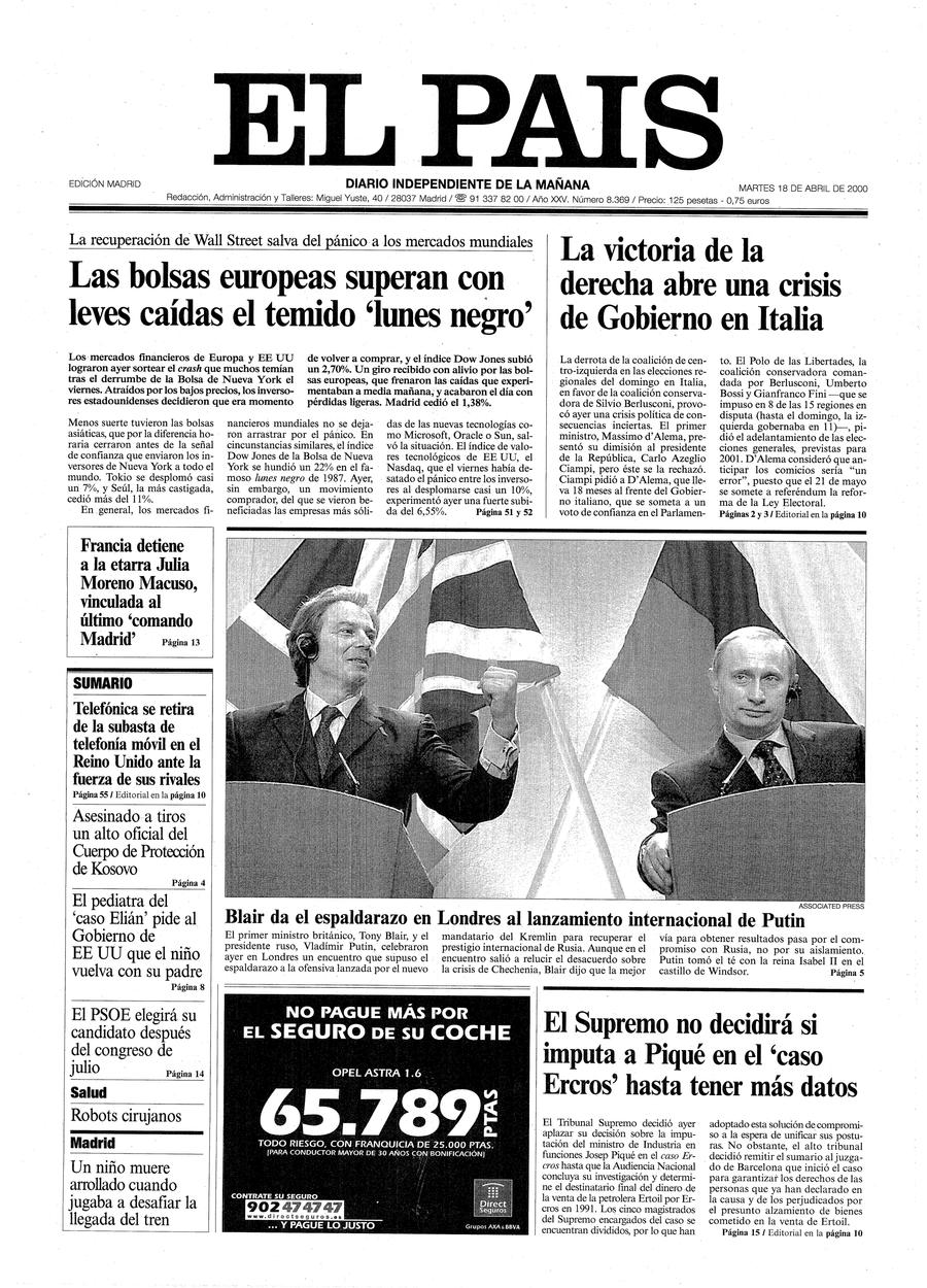 18 de Abril de 2000