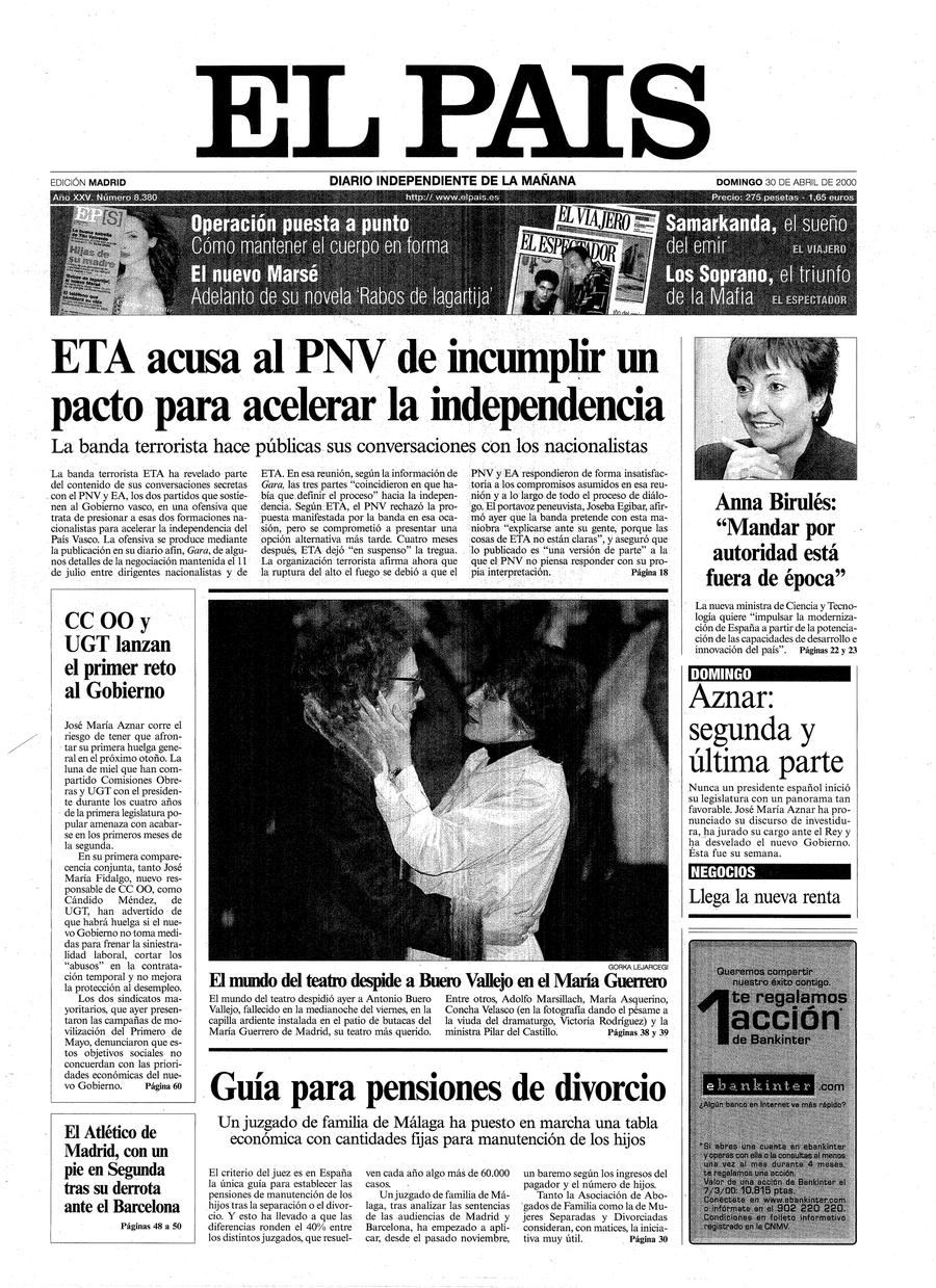 30 de Abril de 2000