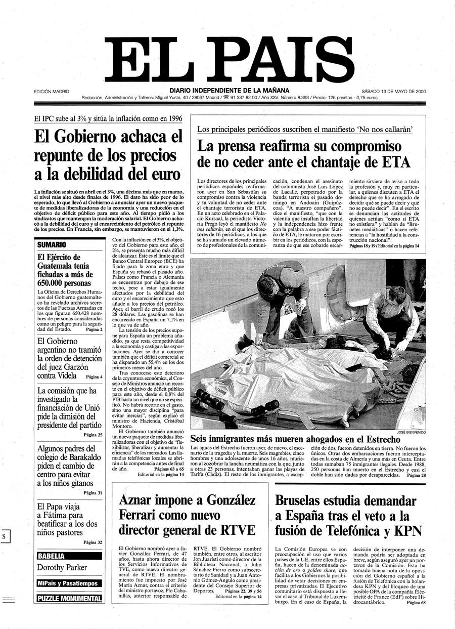 13 de Mayo de 2000