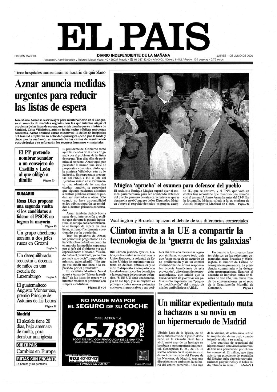 1 de Junio de 2000
