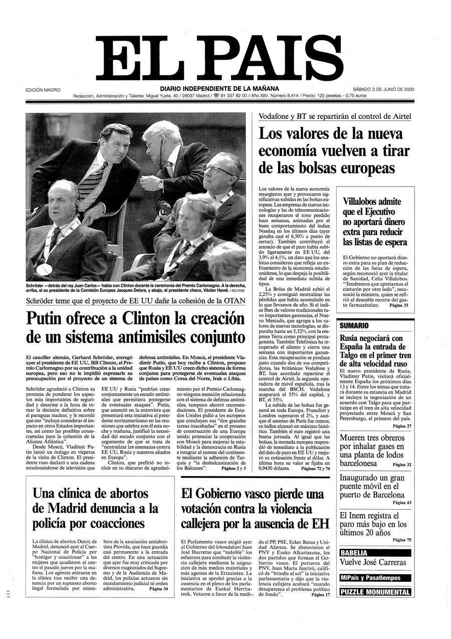 3 de Junio de 2000