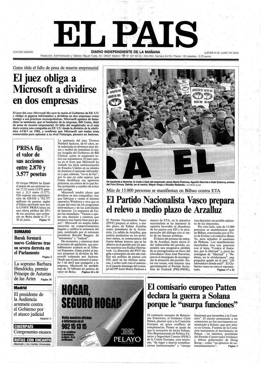 8 de Junio de 2000