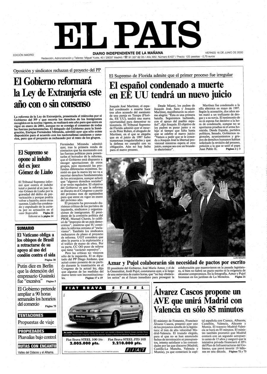 16 de Junio de 2000