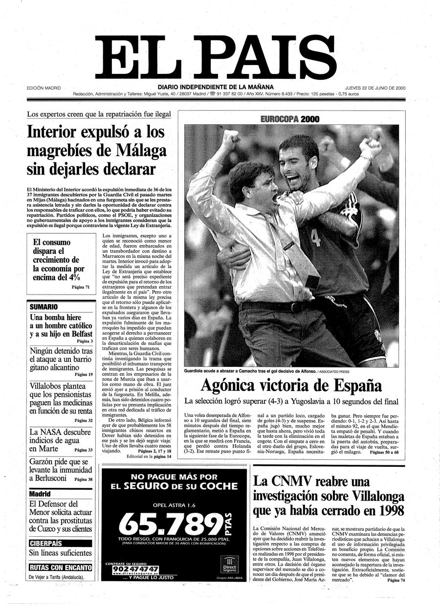 22 de Junio de 2000