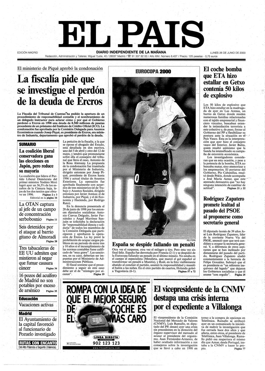 26 de Junio de 2000