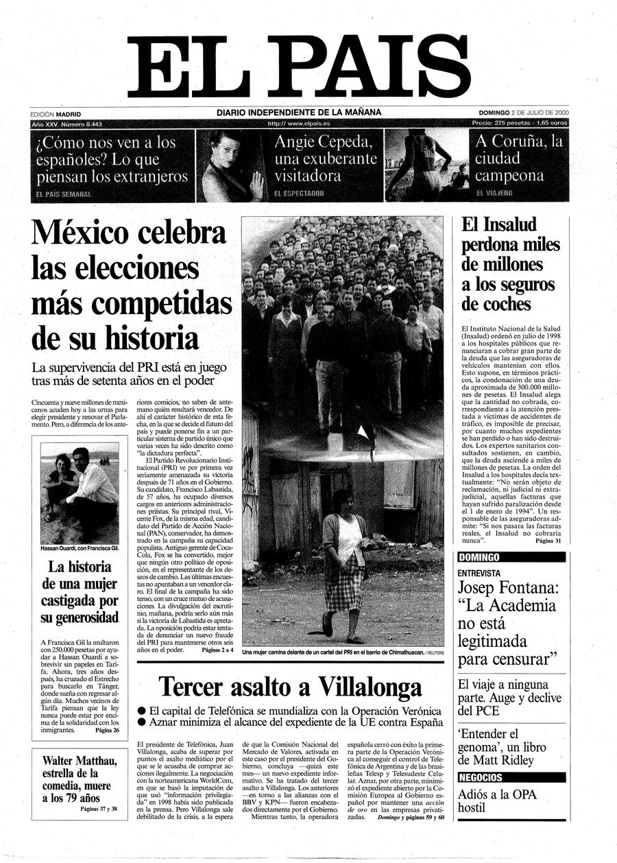 2 de Julio de 2000