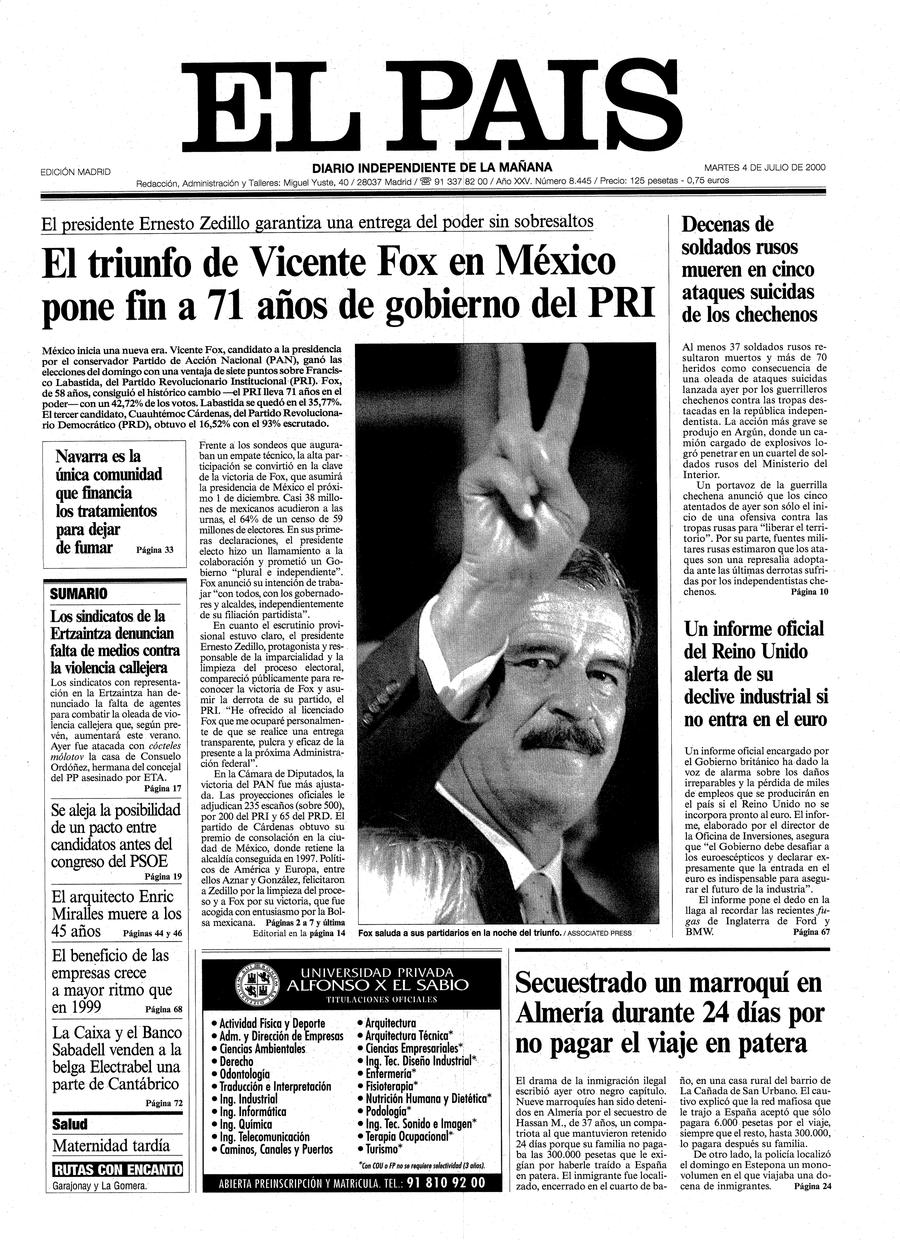 4 de Julio de 2000