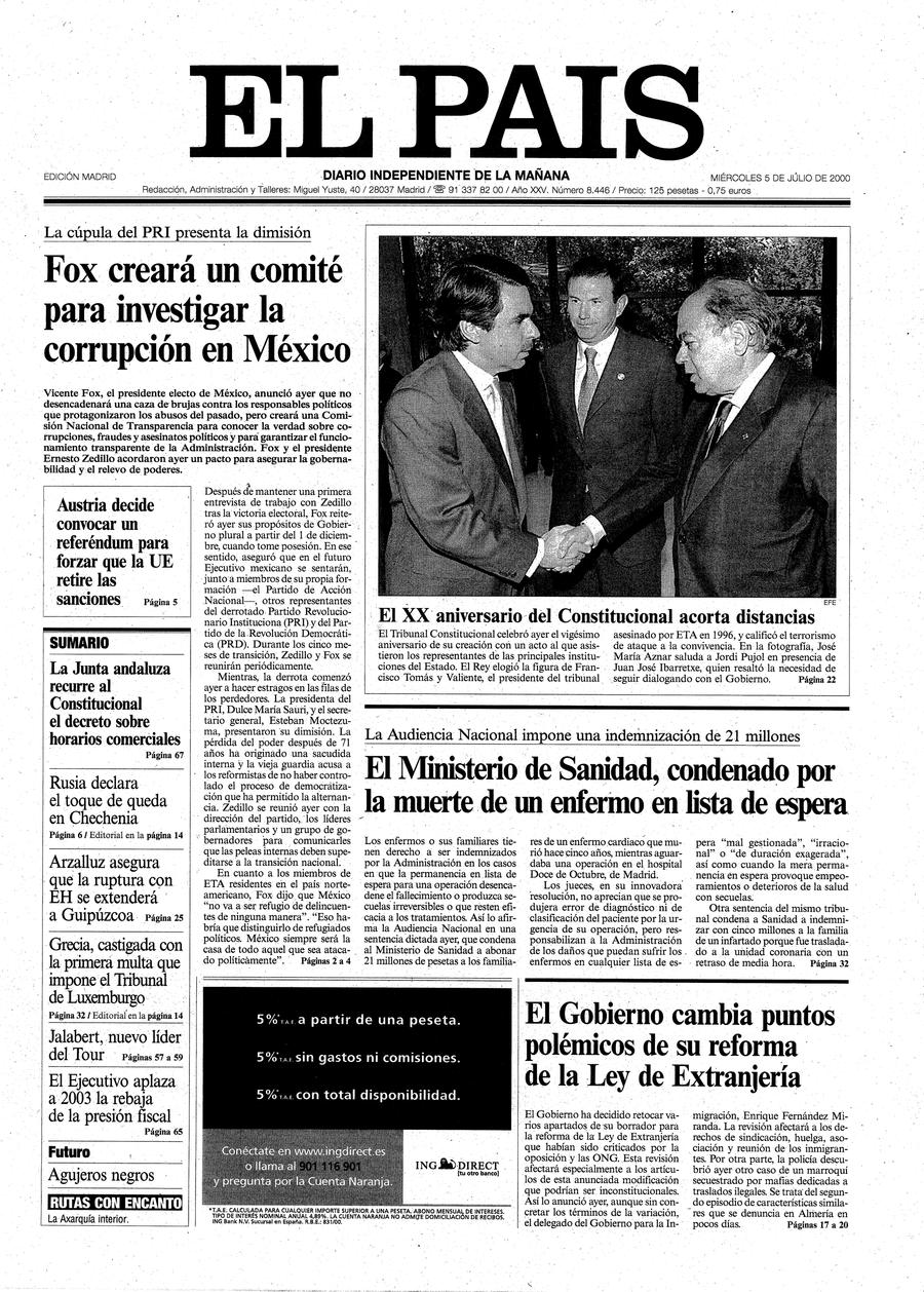 5 de Julio de 2000