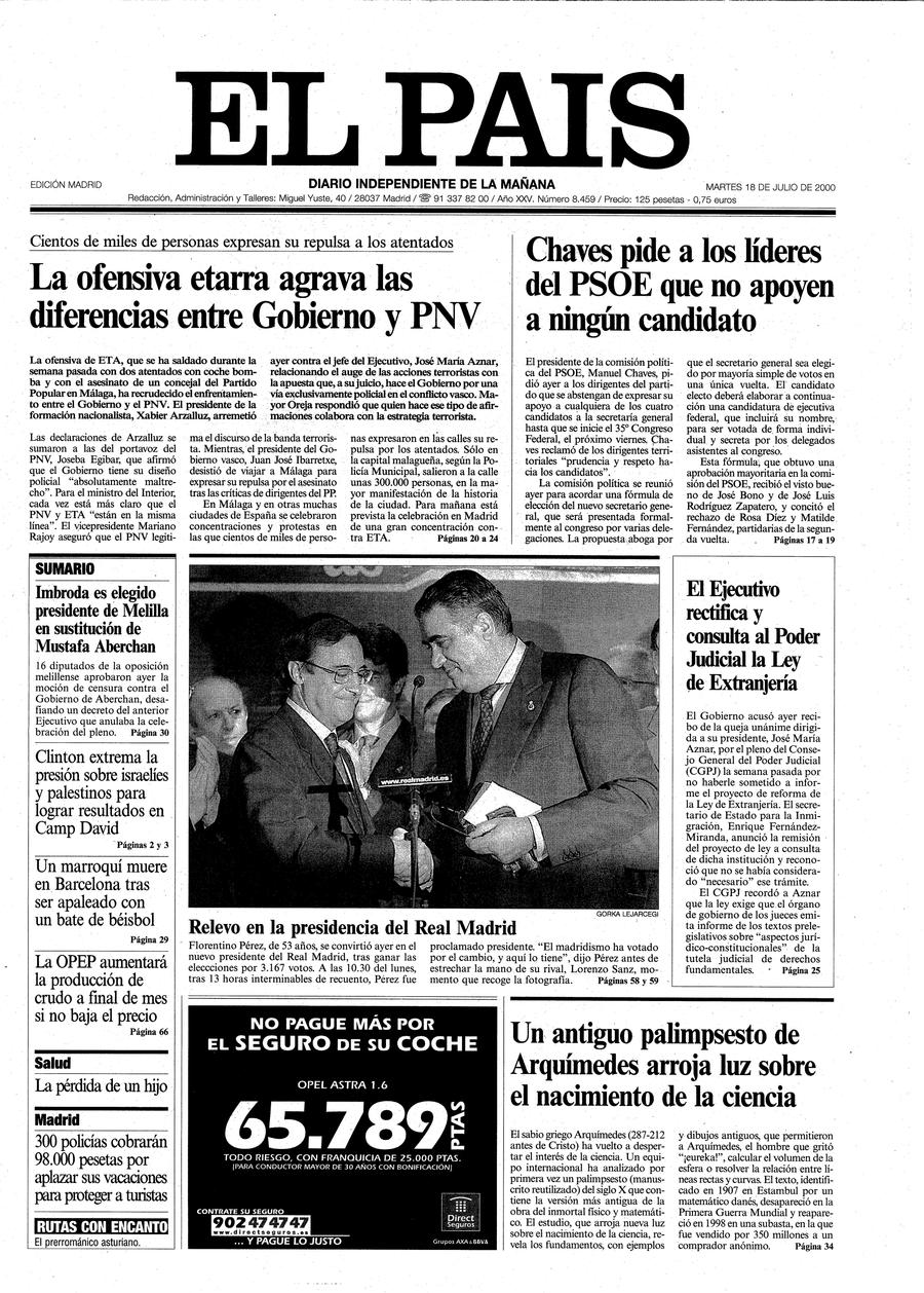 18 de Julio de 2000