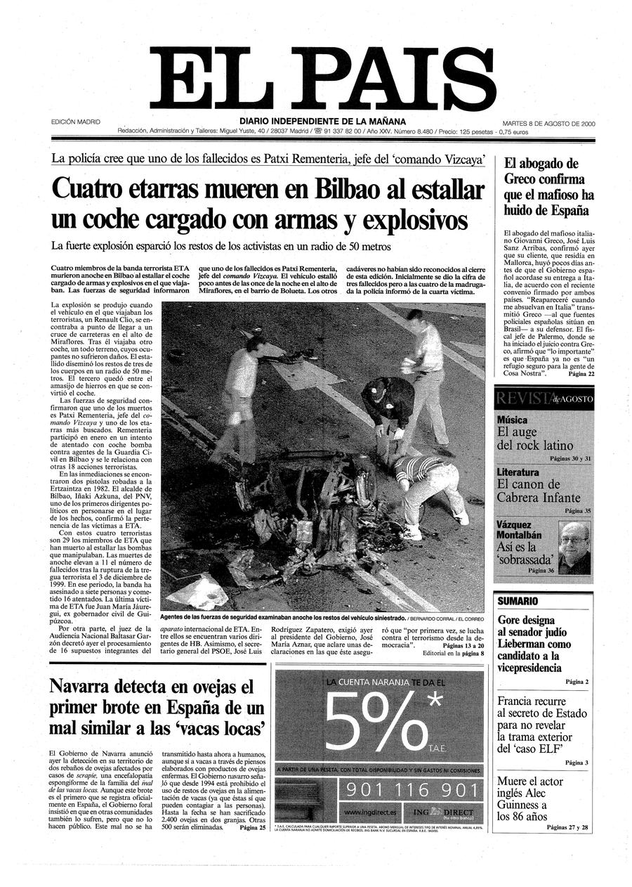 8 de Agosto de 2000