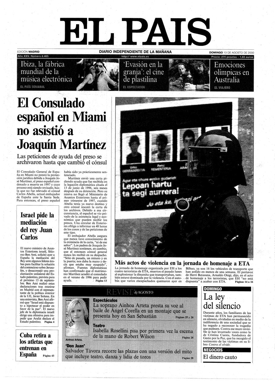 13 de Agosto de 2000