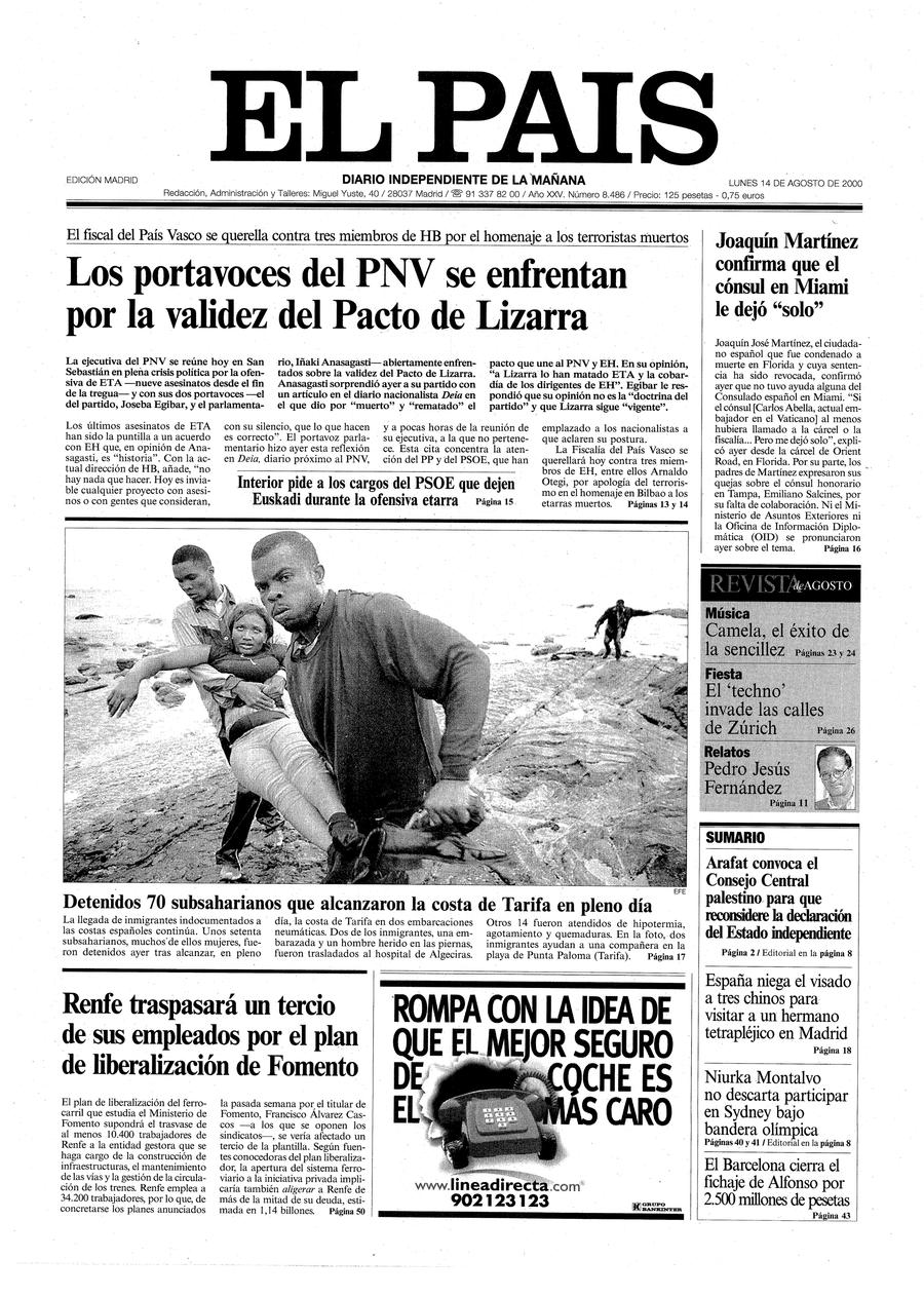14 de Agosto de 2000