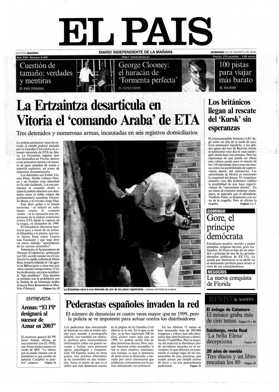 20 de Agosto de 2000