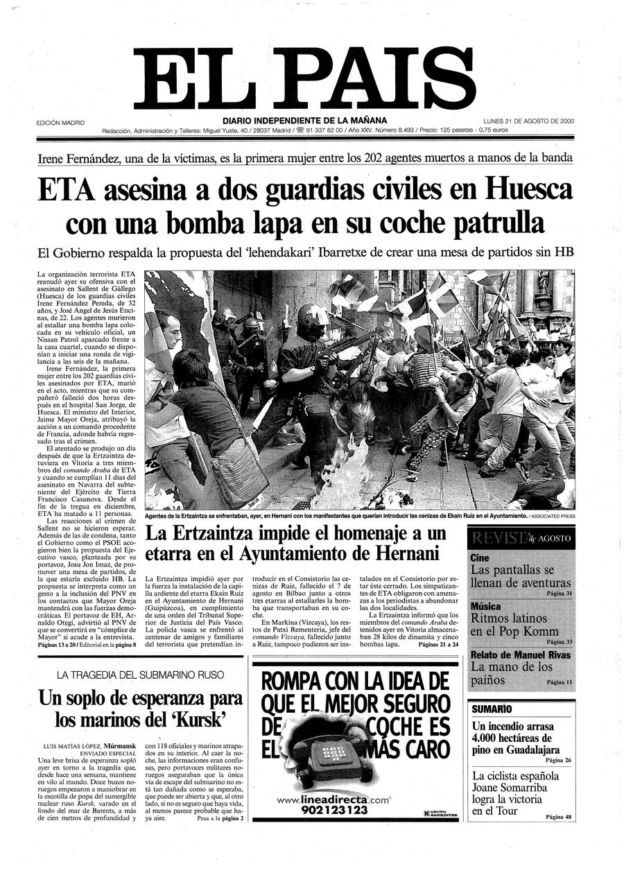 21 de Agosto de 2000