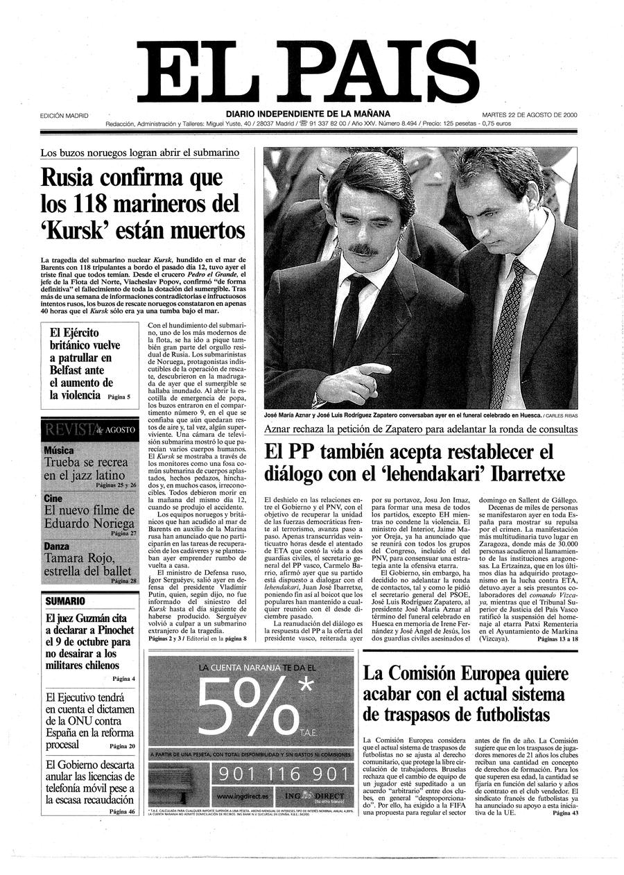 22 de Agosto de 2000