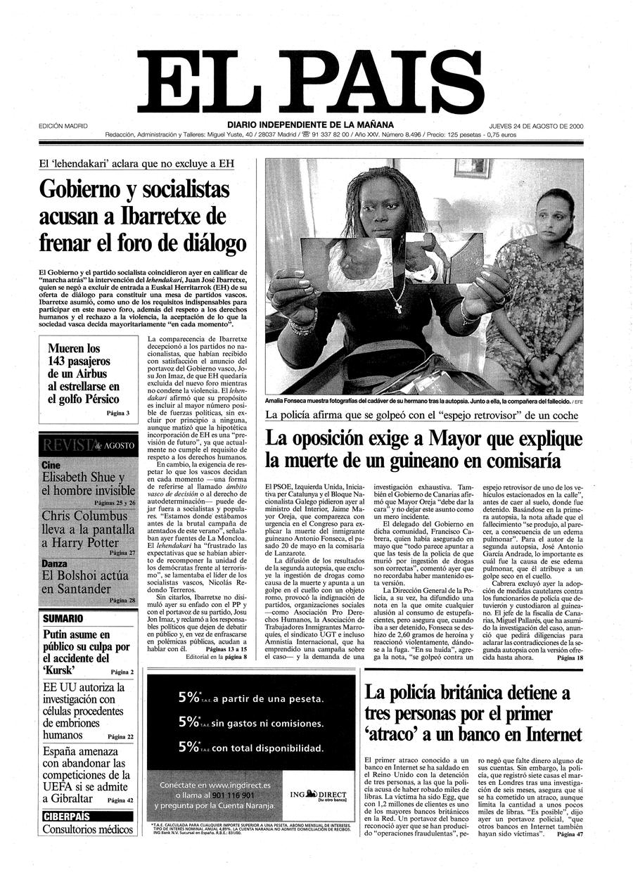 24 de Agosto de 2000