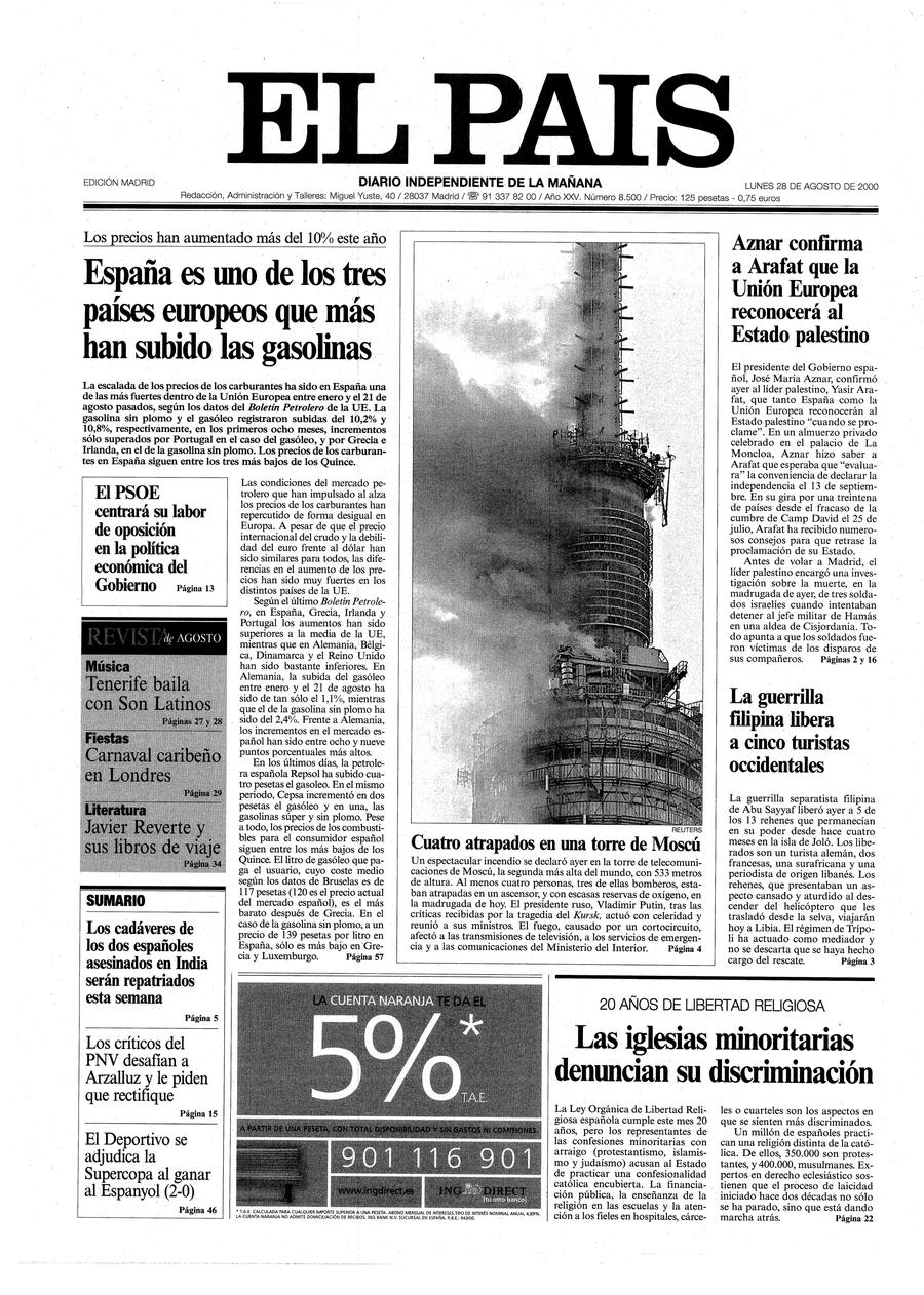 28 de Agosto de 2000
