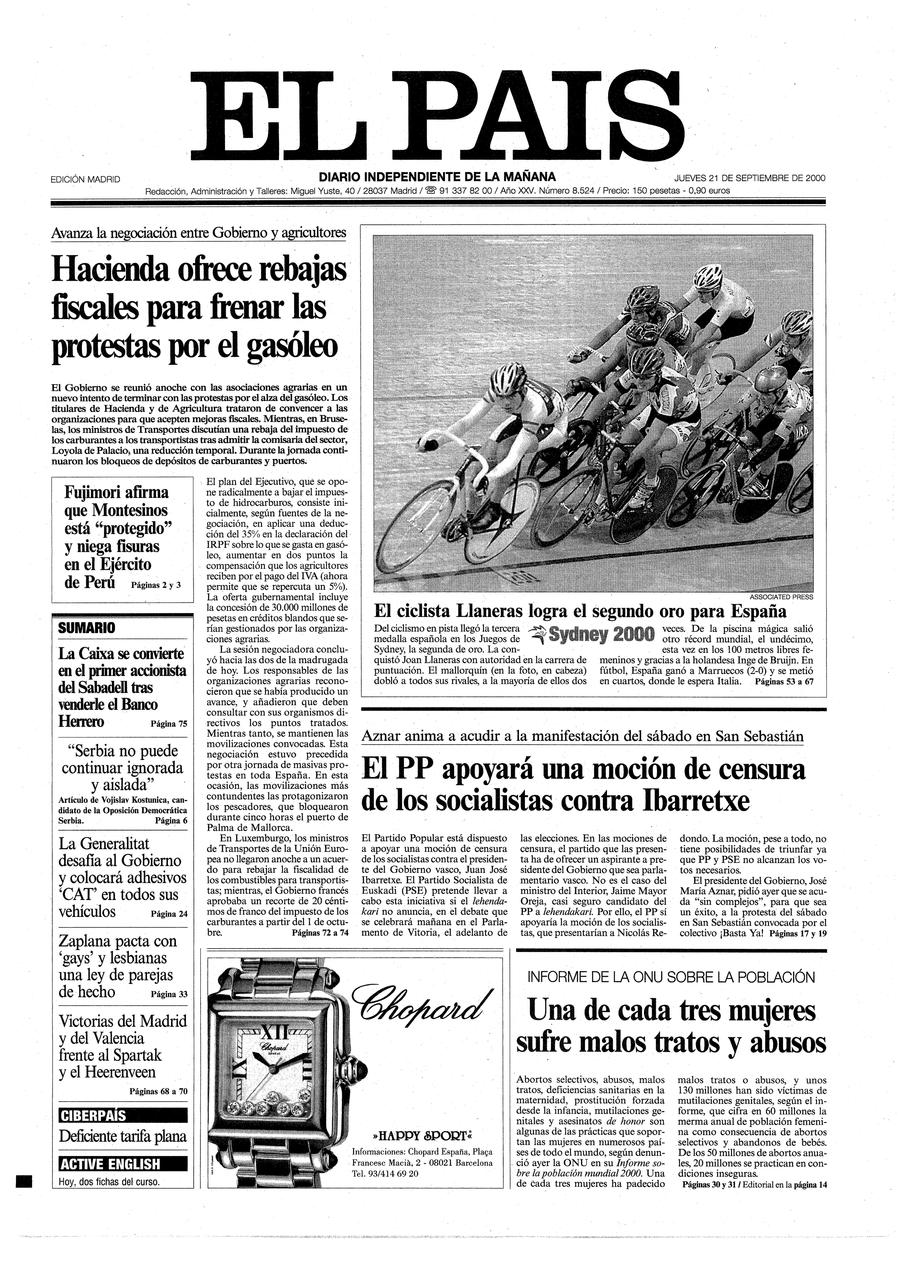 21 de Septiembre de 2000