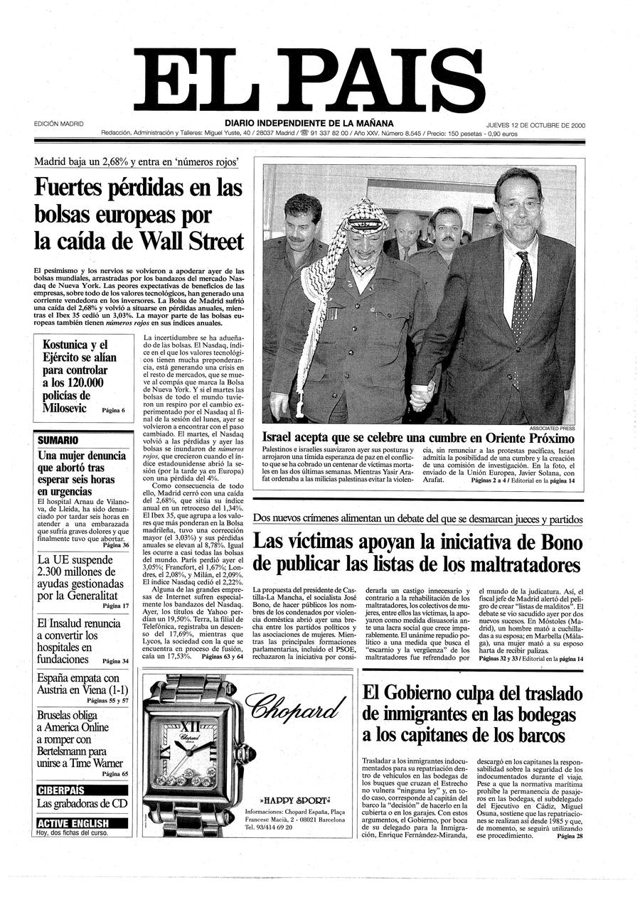 12 de Octubre de 2000