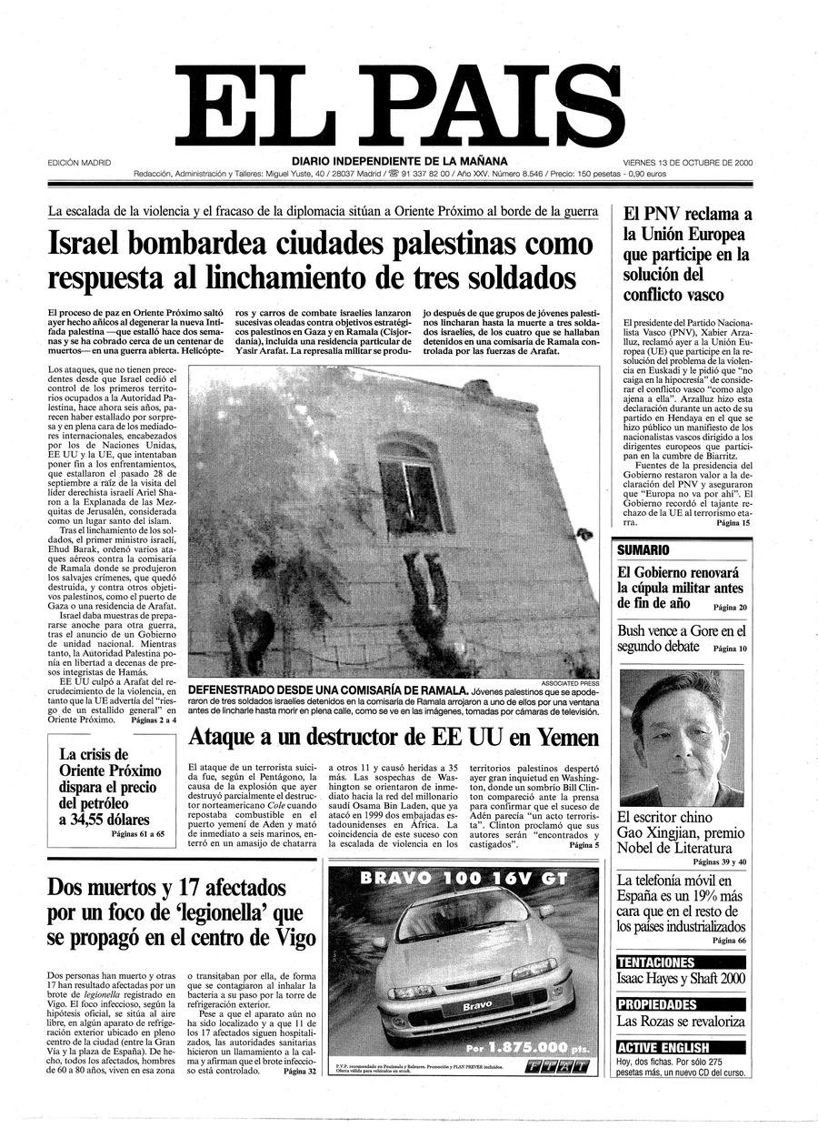 13 de Octubre de 2000