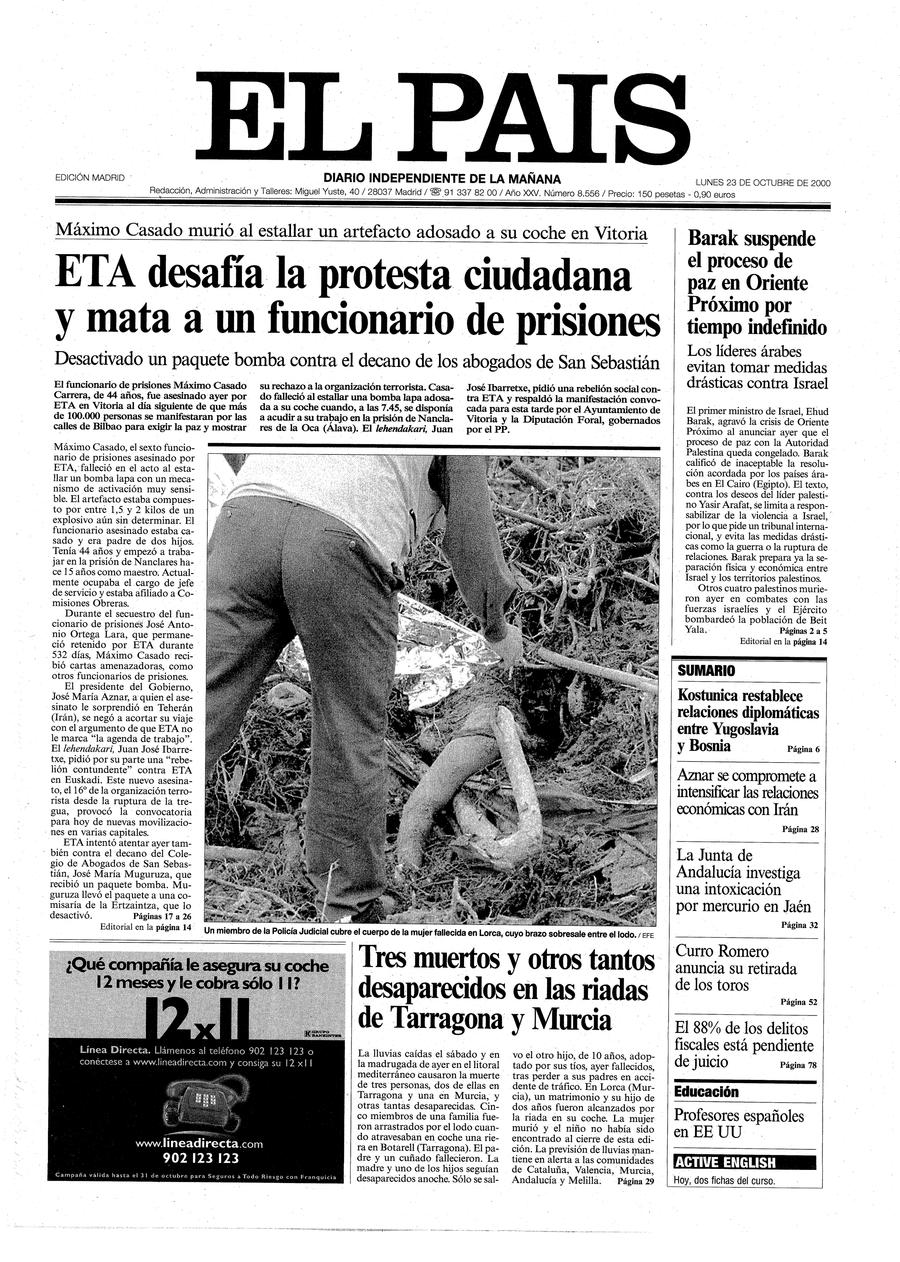 23 de Octubre de 2000